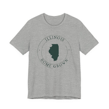 Buy athletic-heather Illinois T-Shirt — State Graphic Tee