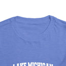 Lake Michigan Toddler Graphic Tee - Kids Lake Michigan Vacation T-Shirt-11