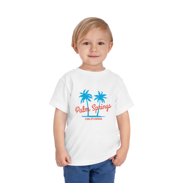 Palm Springs, California Toddler T-Shirt - Retro Palm Tree Toddler Palm Springs Shirt