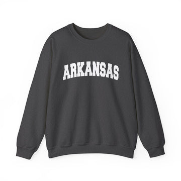 Buy dark-heather Arkansas Sweatshirt - Unisex Graphic Crewneck