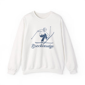 Breckenridge, Colorado Sweatshirt - Vintage Skiing Graphic Crewneck