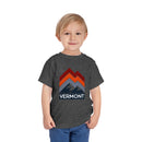 Vermont Toddler T-Shirt - Retro Palm Tree Unisex Toddler Vermont Shirt-16