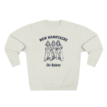 Premium New Hampshire Ski Babes Sweatshirt