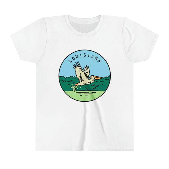 Louisiana Youth T-Shirt - Unisex Kids Louisiana Shirt