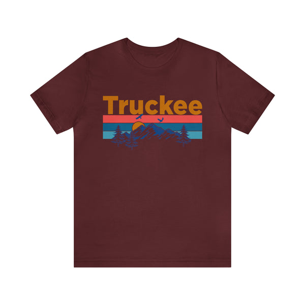 Truckee, California Shirt - Mountain Sunset Unisex Truckee T-Shirt