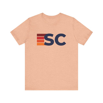 South Carolina Retro Stripes T-Shirt | South Carolina State Tee