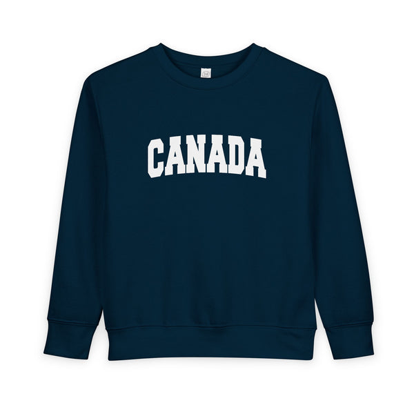 Canada Toddler Sweatshirt - Canada Toddler Crewneck Sweatshirt