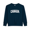 Canada Toddler Sweatshirt - Canada Toddler Crewneck Sweatshirt
