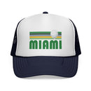 Miami, Florida Retro Golf Trucker Hat-5