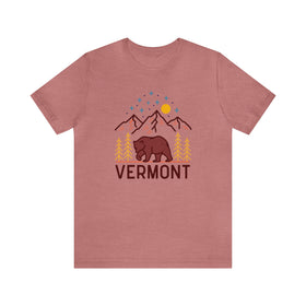 Vermont T-Shirt - Retro Unisex Vermont Shirt