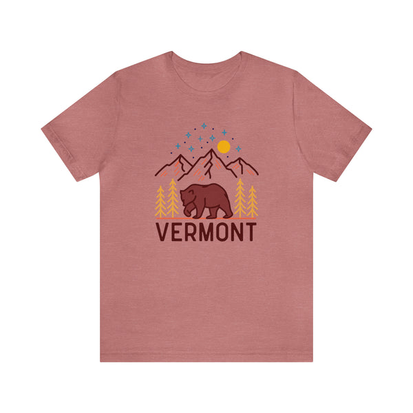 Vermont T-Shirt - Retro Unisex Vermont Shirt