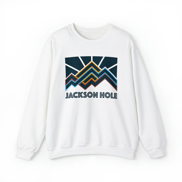 Jackson Hole, Wyoming Sweatshirt - Unisex Crewneck Jackson Hole Sweatshirt