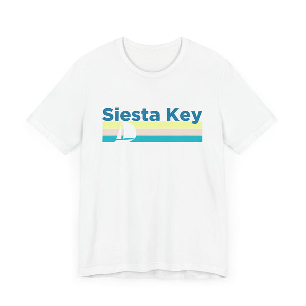 Siesta Key, Florida T Shirt - Sailboat Graphic Tee