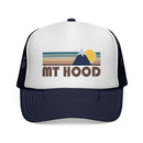 Mt Hood Retro Mountains Trucker Hat - Vintage Style Mt Hood Cap-3