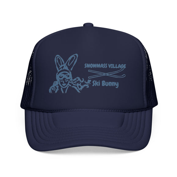 Snowmass Village, Colorado Ski Bunny Trucker Hat