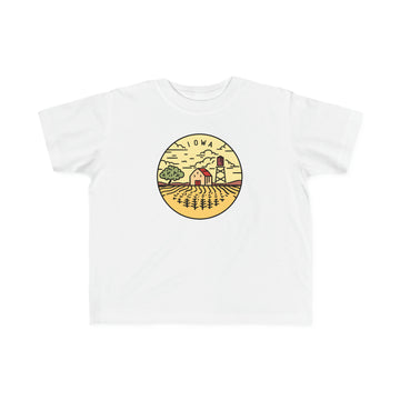 Iowa Toddler T-Shirt - Unisex Toddler Iowa Shirt