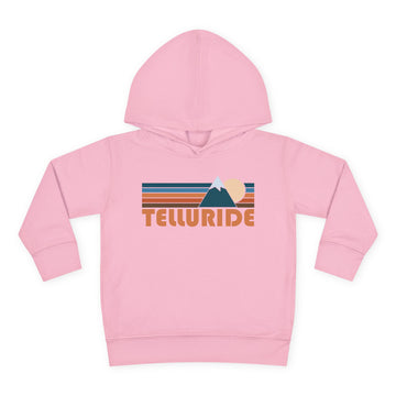 Buy pink Telluride, Colorado Toddler Hoodie - Unisex Telluride Toddler Sweatshirt