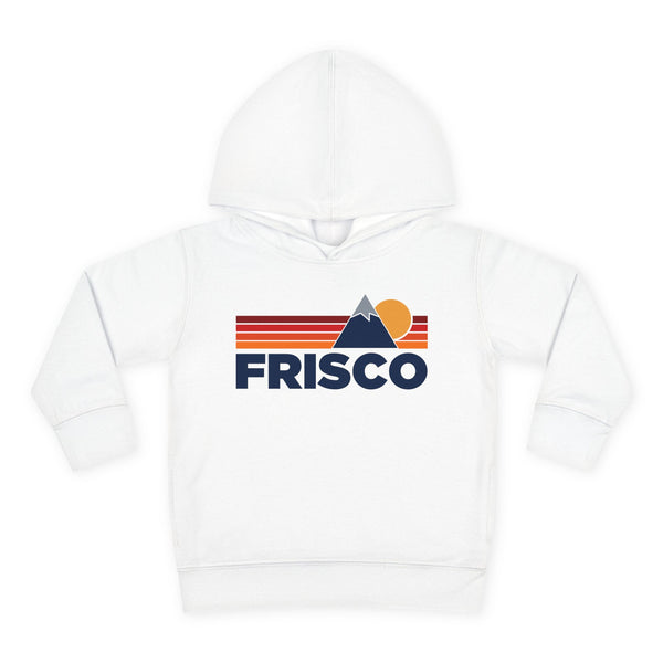 Frisco, Colorado Toddler Hoodie - Unisex Mountain Frisco Pullover Sweatshirt, Kids Hooded Jumper, Colorado Souvenir