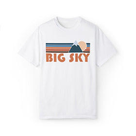 Big Sky, California Graphic Tee, Comfort Colors Retro Unisex Big Sky T shirt, Mountain Adventure Shirt