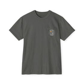 Lake Tahoe, California Pocket Tee Shirt, Garment-Dyed Shirt, Mountain Graphic Tee, Comfort Colors