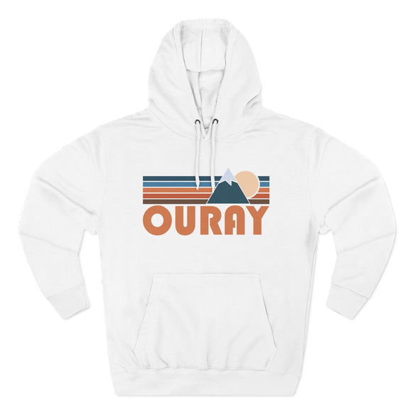 Ouray, Colorado Hoodie - Retro Mountain Unisex Sweatshirt