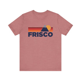 Retro Frisco, Colorado T-shirt, Mountain Tee, Vintage Frisco Unisex Jersey Shirt, Outdoor Hiking Apparel
