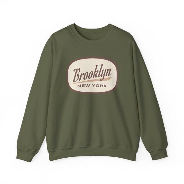 Brooklyn, New York Sweatshirt - Unisex Retro Crewneck Brooklyn Sweatshirt