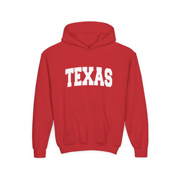 Texas Youth Hoodie - Kids Texas Hooded Sweatshirt