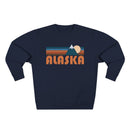 Premium Alaska Retro Mountain Graphic Sweatshirt-6