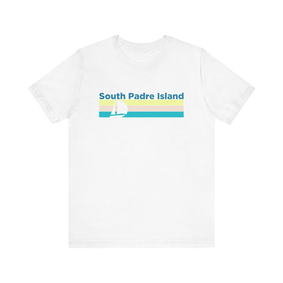 South Padre Island, Texas T Shirt - Sailboat Graphic Tee
