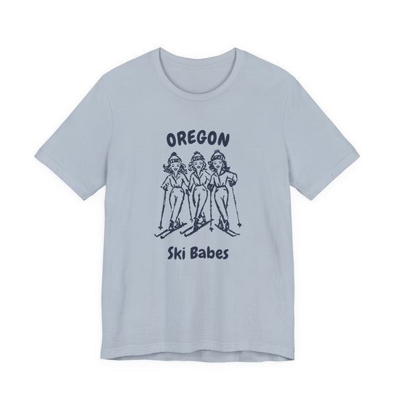 Oregon Ski Babes T‑Shirt — Retro Skiing Graphic Tee