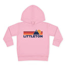 Littleton, Colorado Toddler Hoodie - Unisex Mountain Littleton Pullover Sweatshirt, Kids Hooded Jumper, Colorado Souvenir-4