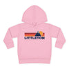 Littleton, Colorado Toddler Hoodie - Unisex Mountain Littleton Pullover Sweatshirt, Kids Hooded Jumper, Colorado Souvenir