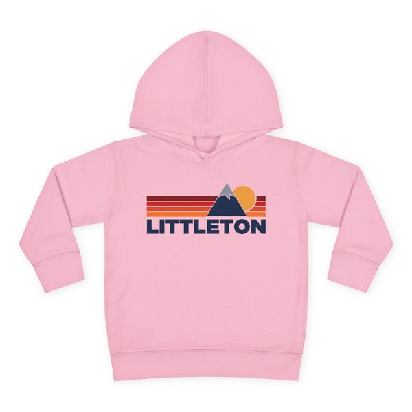 Littleton, Colorado Toddler Hoodie - Unisex Mountain Littleton Pullover Sweatshirt, Kids Hooded Jumper, Colorado Souvenir