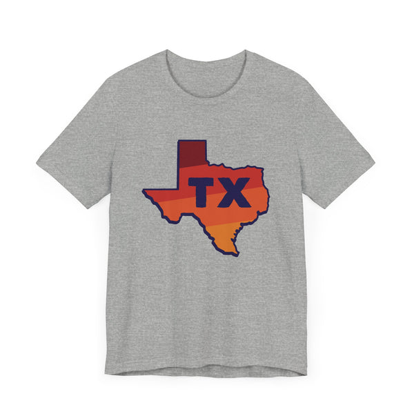 Texas T-Shirt Retro - Adult Unisex Texas T Shirt