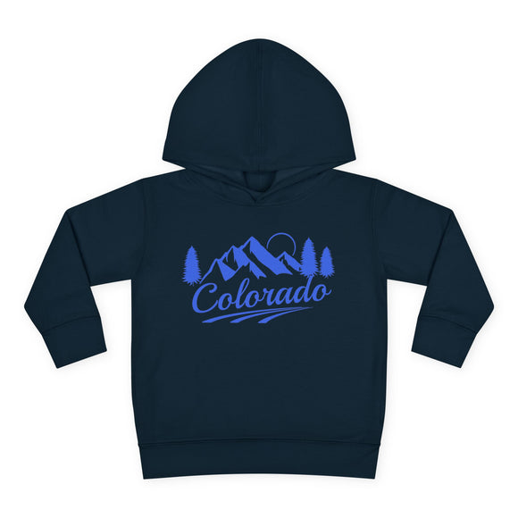 Colorado Toddler Hoodie - Unisex Mountain Pullover Sweatshirt, Kids Hooded Jumper, Colorado Souvenir