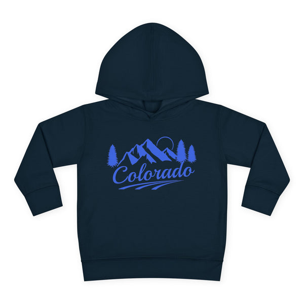 Colorado Toddler Hoodie - Unisex Mountain Pullover Sweatshirt, Kids Hooded Jumper, Colorado Souvenir