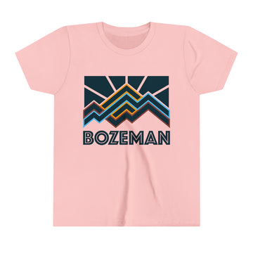 Buy pink Bozeman, Montana Youth T-Shirt - Kids Bozeman Shirt