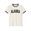 Alaska Cotton Ringer Graphic Tee - Unisex T Shirt, Vintage Style Tee, Men's/Women's Tee