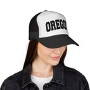 Oregon Retro Collegiate Style Trucker Hat-13
