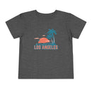 Los Angeles, Florida Toddler T-Shirt - Retro Palm Tree Toddler Los Angeles Shirt-1
