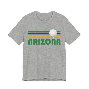 Buy athletic-heather Golf Arizona T-Shirt - Retro Golf Unisex Arizona Shirt