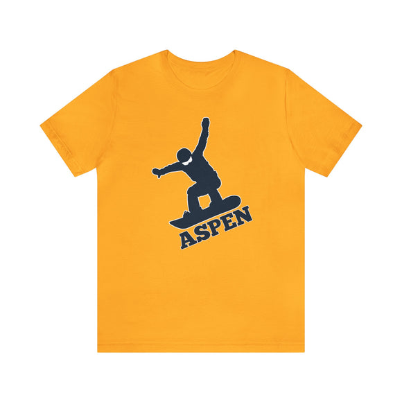 Aspen, Colorado T-Shirt - Snowboard Unisex Aspen Shirt