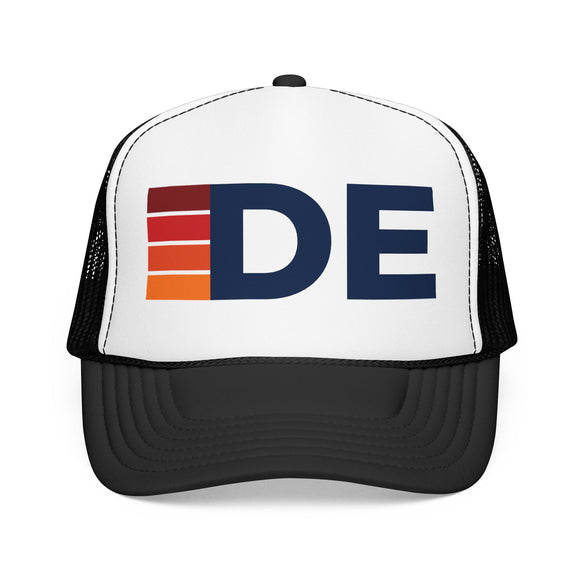 Delaware Trucker Hat - DE Abbr retro cap