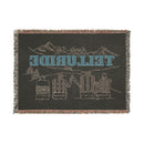 Telluride, Colorado Ski Town Throw Blanket | Mountain Woven Blanket-5
