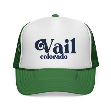 Vail, Colorado Retro Trucker Hat - 0