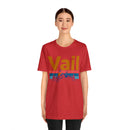 Vail, Colorado Shirt - Mountain Sunset Unisex Vail T-Shirt-67