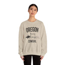 Oregon Sweatshirt - Oregon Cowgirl Graphic Crewneck-10