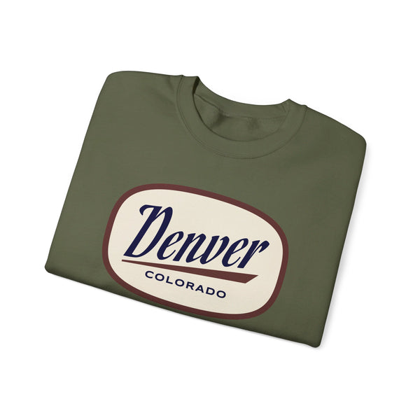 Denver, Colorado Sweatshirt - Unisex Retro Crewneck Denver Sweatshirt