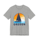 Oregon T Shirt - Retro Sailboat Oregon Tee-4